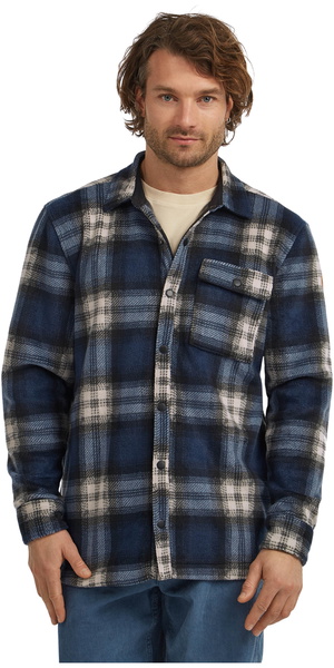 2025 O'Neill Hombres Camiseta O'Riginals Superfleece 2350137 - Mozart Blue Check
